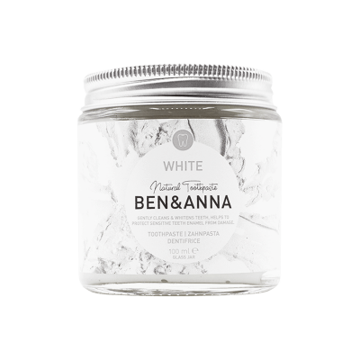 PASTA DE DENTES NATURAL BEN&ANNA WHITE 100ML
