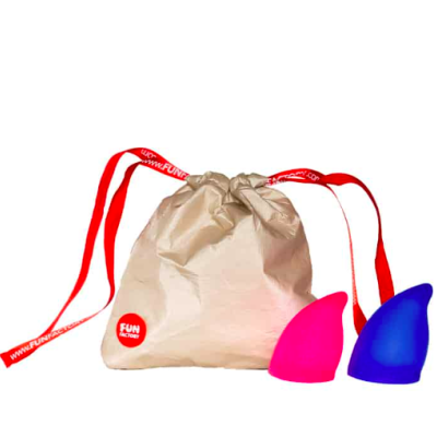Conjunto de 2 Fun Cups (Tamanho A + B) com bolsa de transporte