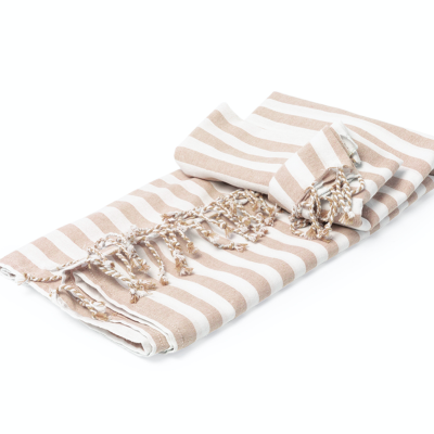 Toalha de praia dupla em algodão - várias cores disponíveis