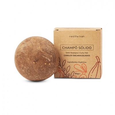 CHAMPÔ SÓLIDO MIND THE TRASH – CABELOS ENCARACOLADOS