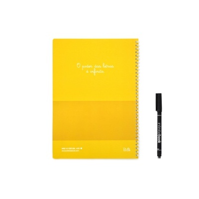 Caderno reutilizável Infinitebook A4 - Treinar caligrafia