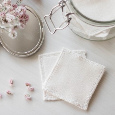 ALGODÃO DESMAQUILHANTE REUTILIZÁVEL 2 EM 1