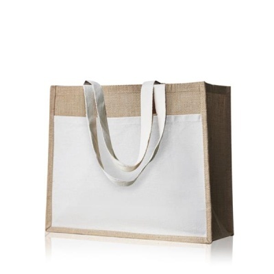 Saco em algodão e juta