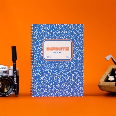 Caderno reutilizável Infinitebook  Retro A5