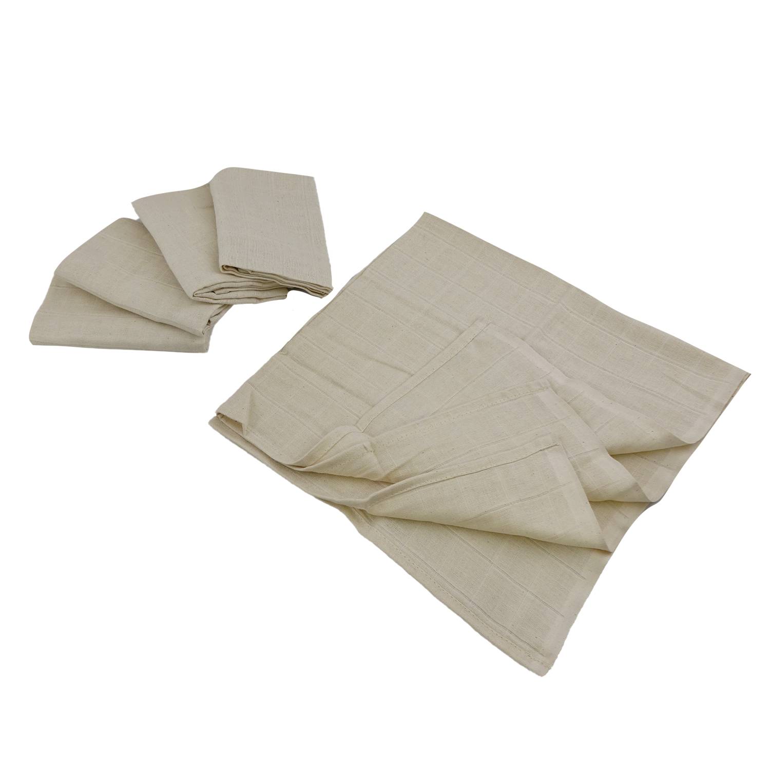 CRÚ FRALDAS REUTILIZÁVEIS PLANAS 70X70CM (PACK 5) - AVO&CADO CRÚ FRALDAS REUTILIZÁVEIS PLANAS 70X70CM (PACK 5) - AVO&CADO