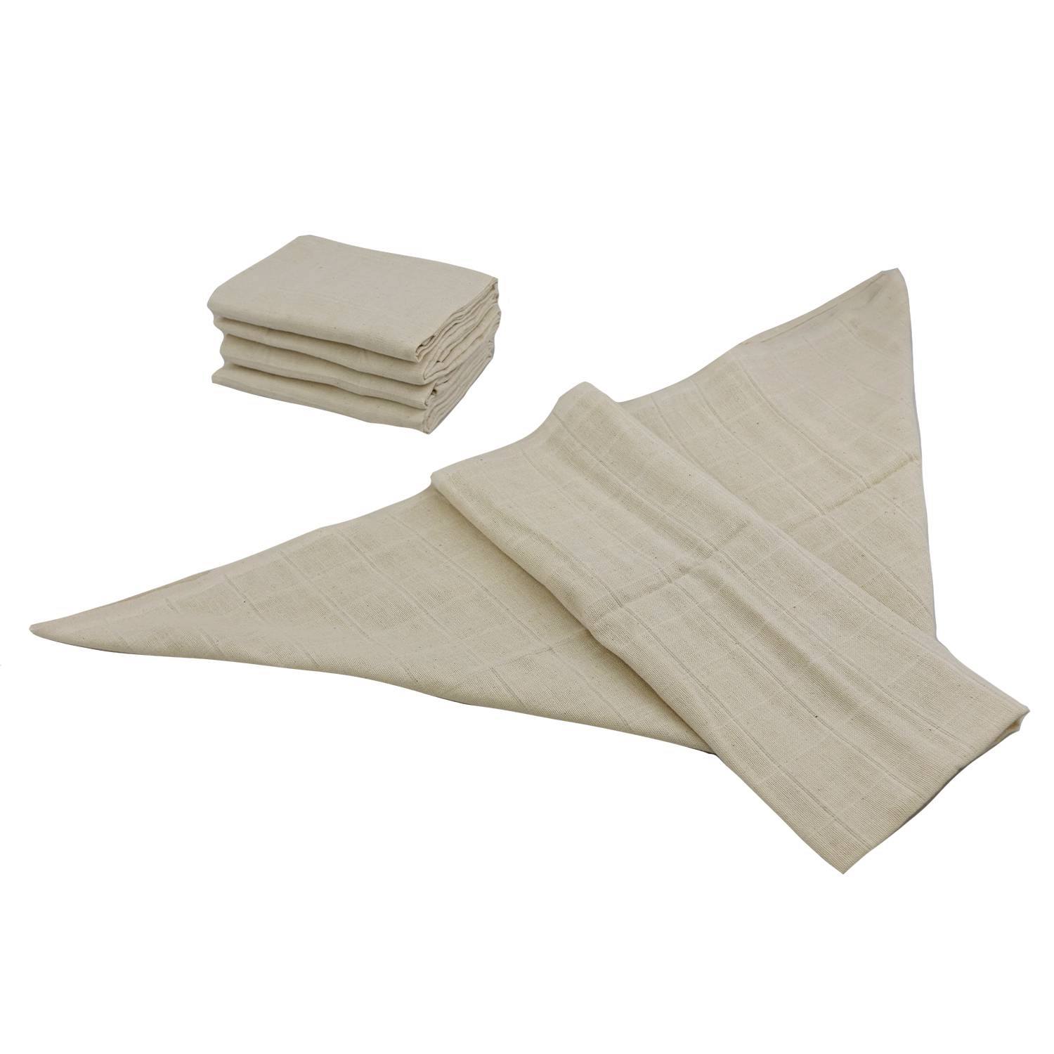CRÚ FRALDAS REUTILIZÁVEIS PLANAS 70X70CM (PACK 5) - AVO&CADO CRÚ FRALDAS REUTILIZÁVEIS PLANAS 70X70CM (PACK 5) - AVO&CADO