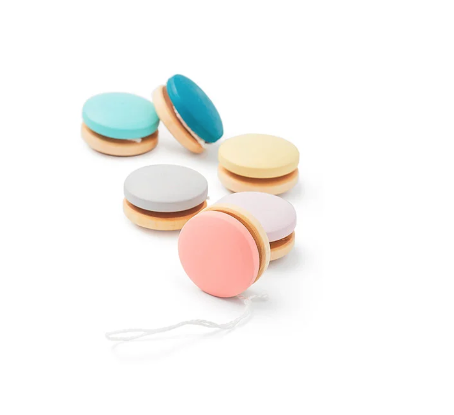 Mini Yoyo de Madeira Me&Mine - Rosa Mini Yoyo de Madeira Me&Mine - Rosa