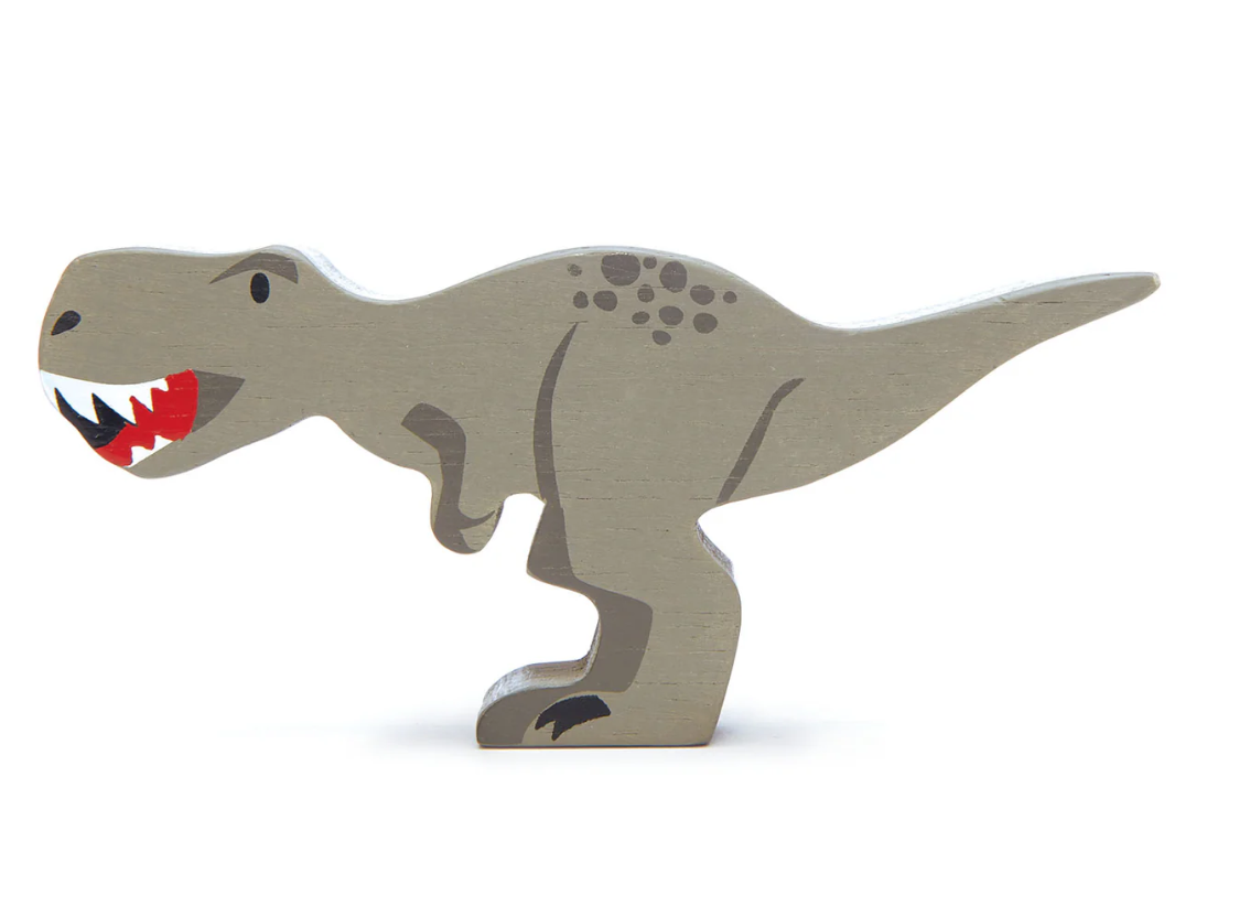 Conjunto de 8 dinossauros com prateleira Tenderleaf Conjunto de 8 dinossauros com prateleira Tenderleaf