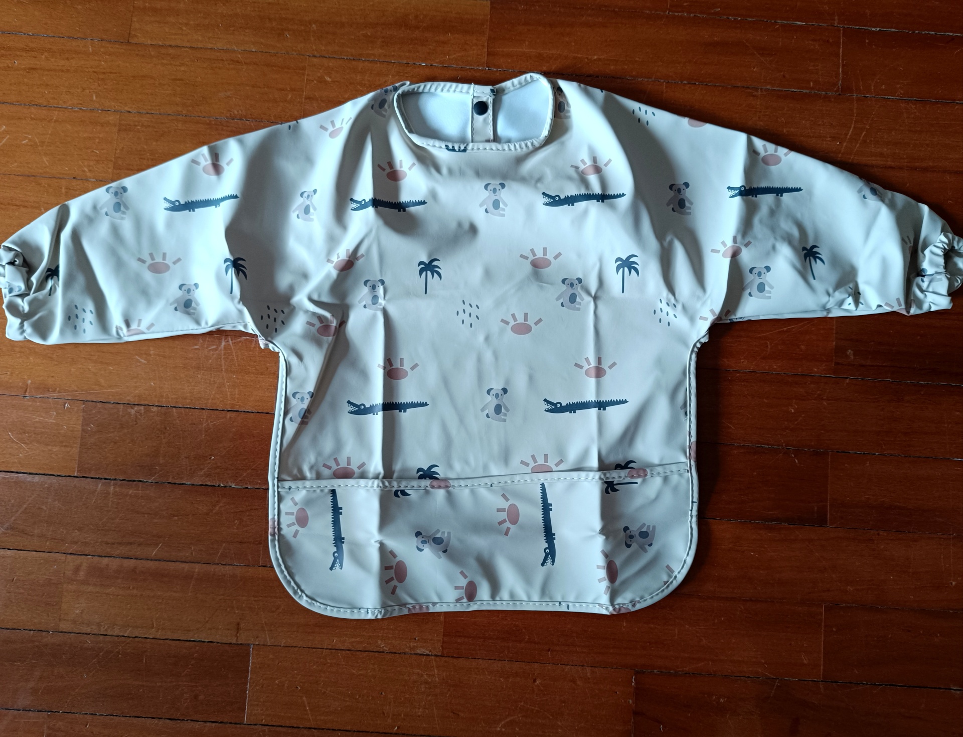 Babete de artes plásticas/BLW Crocodile Babete de artes plásticas/BLW Crocodile