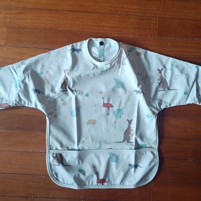 Babete de artes plásticas/BLW Canguru