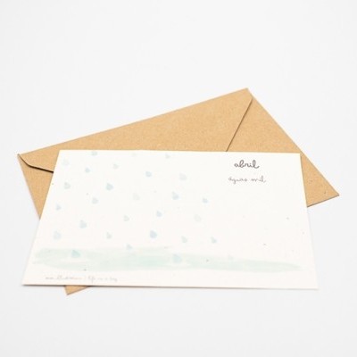 Postal Provérbio Mês