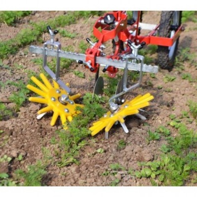 Remoção de ervas para enxada manual de roda dupla Remoção de ervas para enxada manual de roda dupla