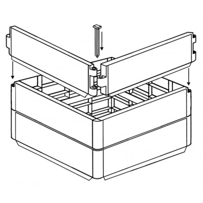 Cama de cultivo 98cm x 98 cm