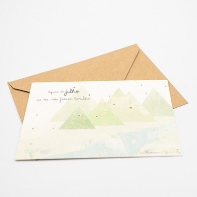 Postal Provérbio Mês