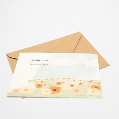 Postal Provérbio Mês