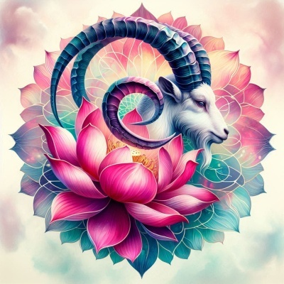 Capricórnio - Flor de Lótus