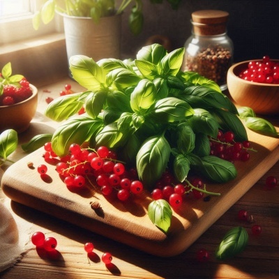 Manjericão Groselha