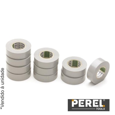 Fita Isoladora  Cinza - 19 mm X 10 M PEREL