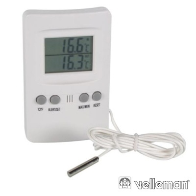 TERMÓMETRO DIGITAL INTERIOREXTERIOR VELLEMAN