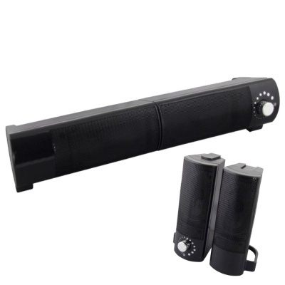 Conjunto 2 Colunas PC 2.0 2x2.5W USB