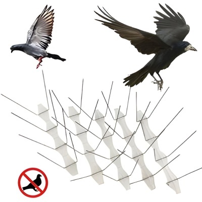 Conjunto 10x Barreiras Repelentes P Pássaros E Morcegos