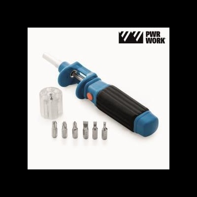 Conjunto de chave de fendas PWR WORK com vários bits