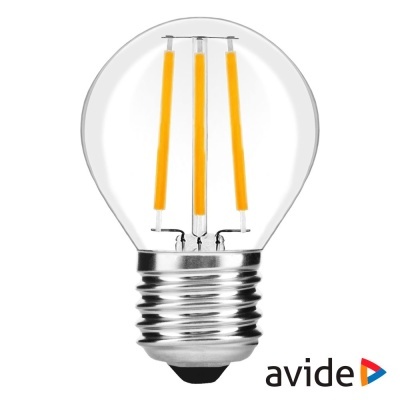 Lâmpada LED E27 Globo Filamento 7W 230V 2700K 800lm AVIDE