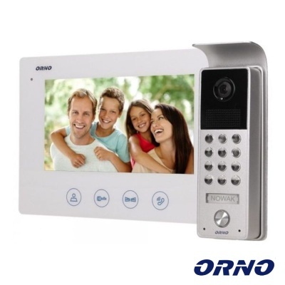 Intercomunicador de vídeo ORNO com ecrã a cores e câmera