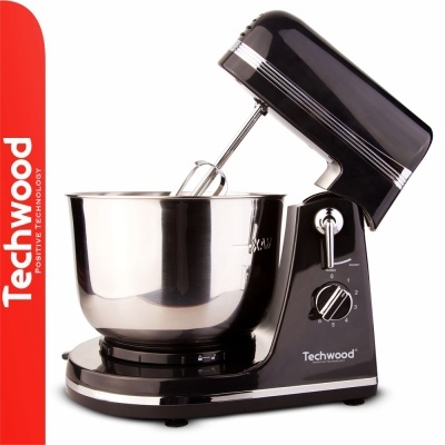 Batedeira Elétrica 300W C Taça Inox 3.5L Preto TECHWOOD