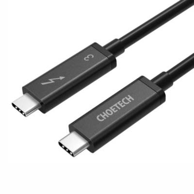 Cabo USB-C Macho  USB-C Macho 2m PD 5A 100W Thunderbolt