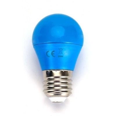 Lâmpada E27 4W= 30W 230V LED Azul