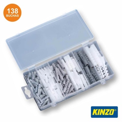 CONJUNTO DE BUCHAS DE PLÁSTICO 138X