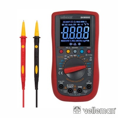 Multímetro Digital Cat II 700V  Cat IV 600V VELLEMAN