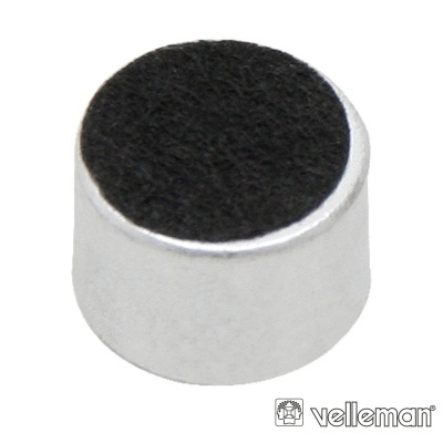 CÁPSULA P MICROFONE ELECTRET Ø10MM VELLEMAN