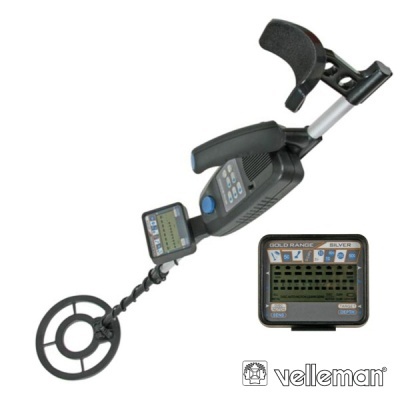 DETECTOR DE METAIS C VISOR LCD VELLEMAN