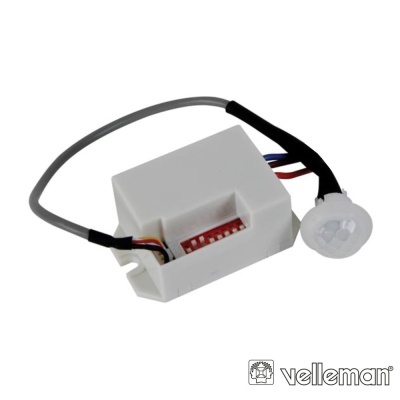 Detector De Movimentos Pir Mini P Encastrar VELLEMAN