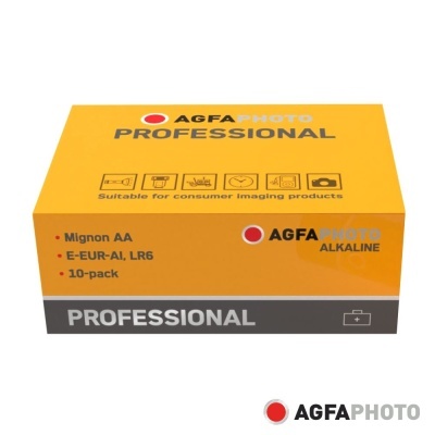 Caixa de pilhas alcalinas AA AGFA PHOTO PROFESSIONAL