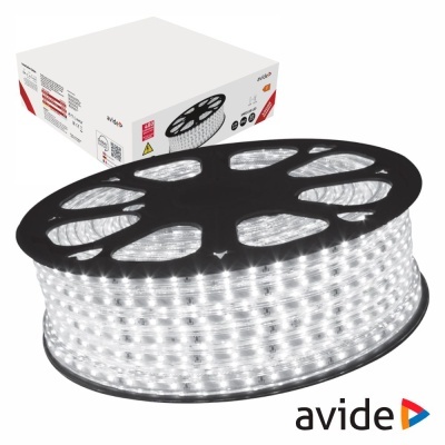 Fita 3000 LEDS 3528 3000K 220V 4.8Wm 50m IP67 AVIDE