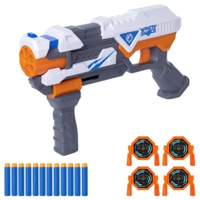 Pistola Lança Dardos FASTSHOTS 42x6x26cm