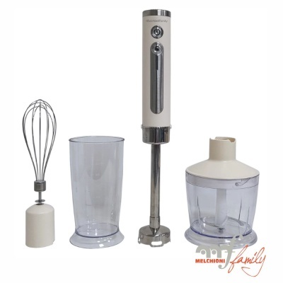 Conjunto acessórios para liquidificador com batedor, copo, lâmina e picadora branco e transparente