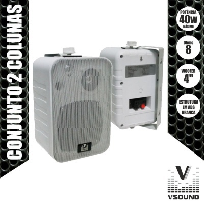 CONJUNTO DE 2 COLUNAS ABS 4