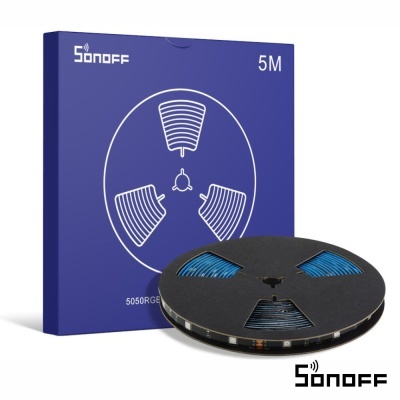 Fita 150 LEDS 5050 RGB 12V 5m IP65 SONOFF