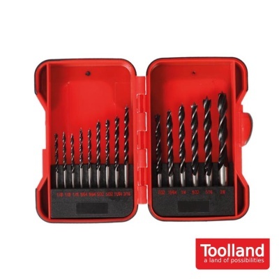 Conjunto de brocas para metal em caixa vermelha