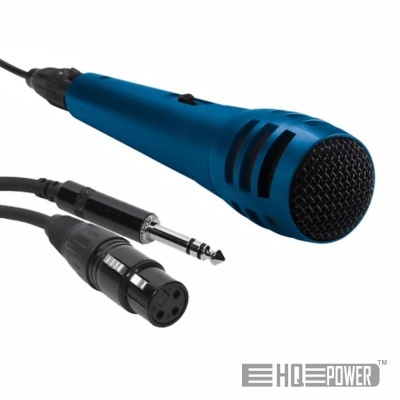 Microfone Dinâmico Unidirecional C Cabo 80-12khz HQPOWER