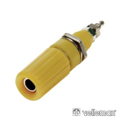 BORNE TERMINAL 44MM AMARELO VELLEMAN