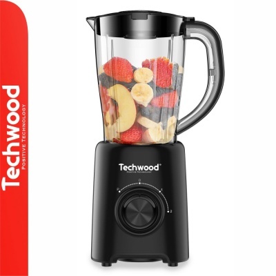 Liquidificador 500W 1.5L C Copo Preto TECHWOOD