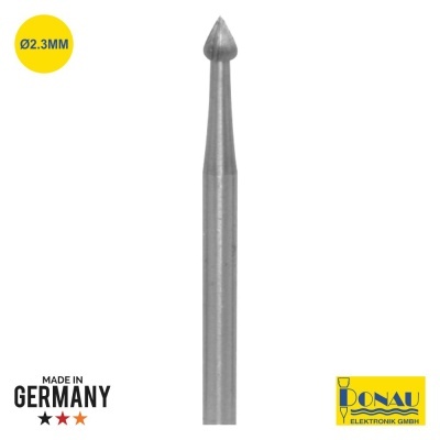 FRESA DE CORTE CÓNICA C Ø2.3MM EM AÇO DONAU