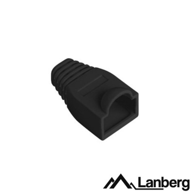 Capa Protectora P Conector RJ45 x100 Preto LANBERG