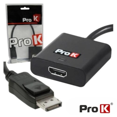 CABO DISPLAYPORT MACHO  HDMI FÊMEA PROK