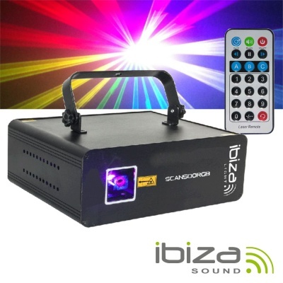 Laser RGB 500mW DMX IBIZA